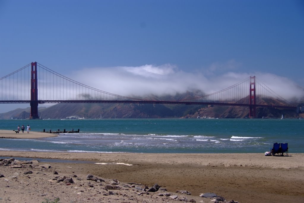 Golden gate bridge on a sunny sunday afternoon by begapics