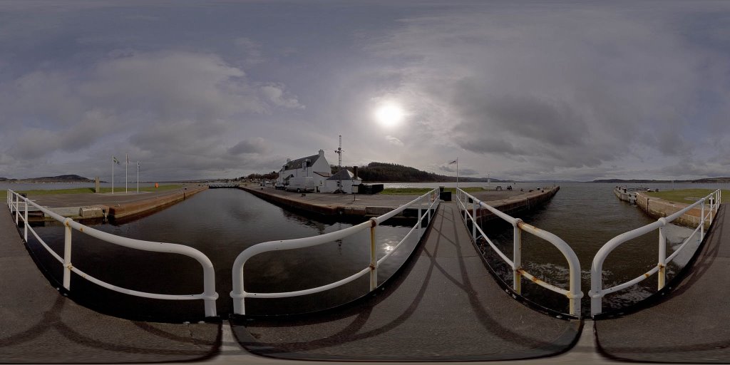 Clachnaharry Sea Lock by Robin Wilson