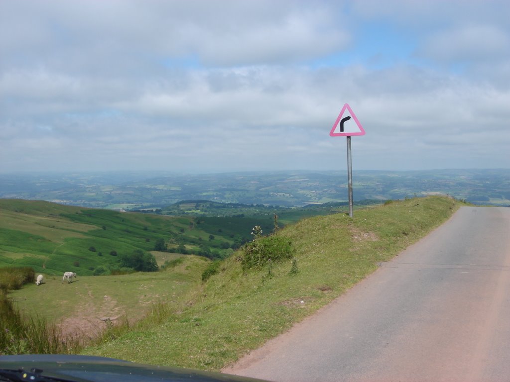 Decending to Hay on Wye by Mieke Blodwen