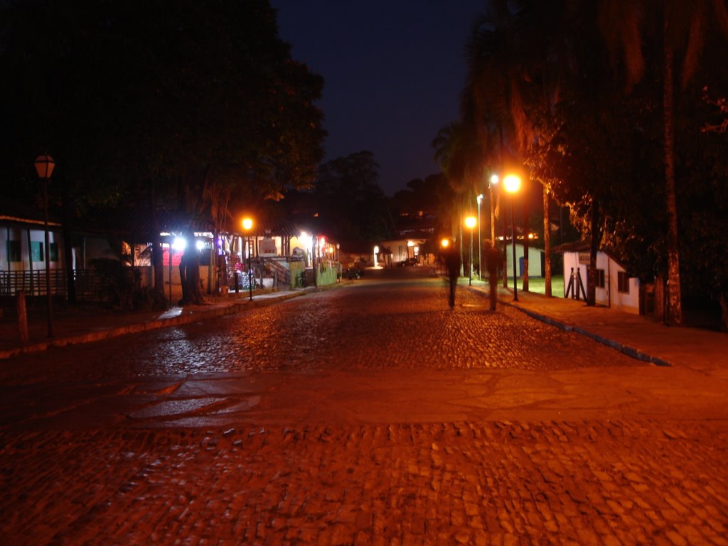 Pirenópolis by night by Gabor Sipkoi