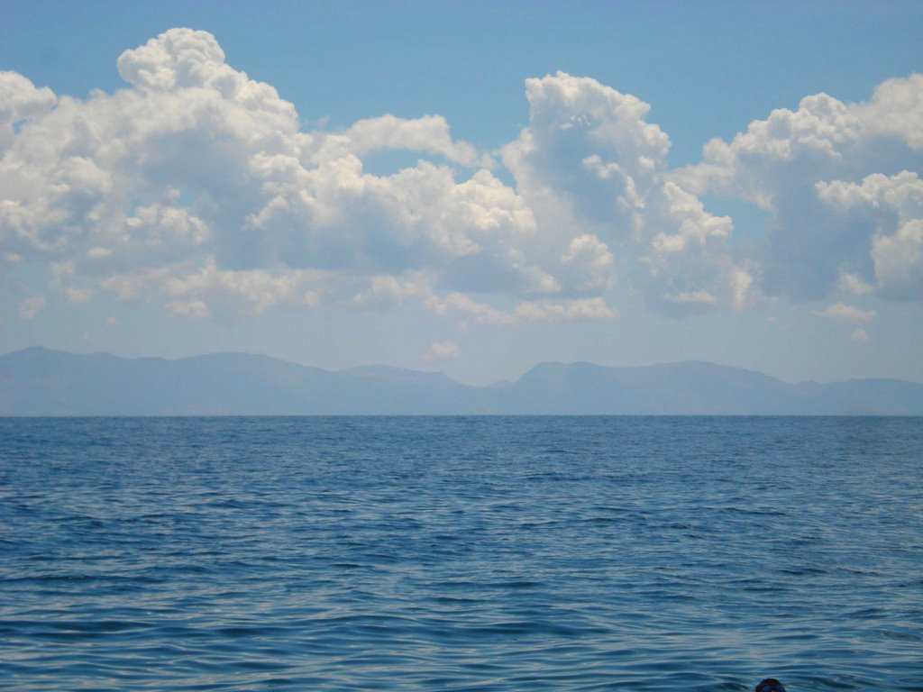 Imvros (Imroz) island seen from Kipos beach by Kostas Grammenidis