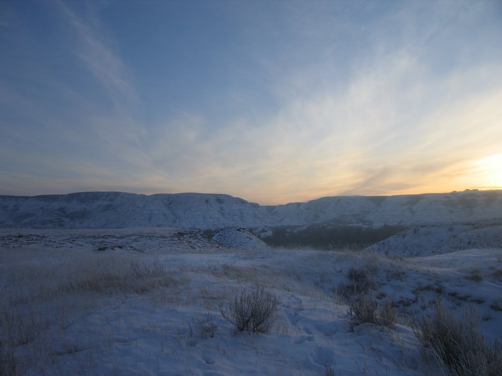 Winter in the Badlands by David Cure-Hryciuk