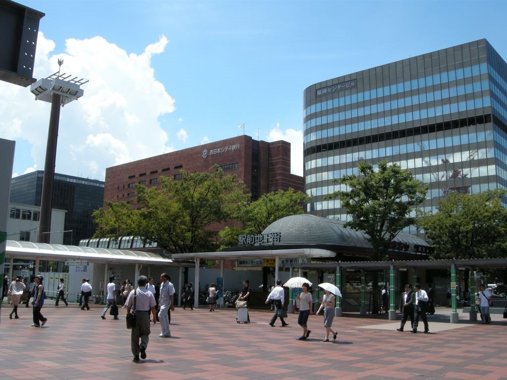 JR Hakata station Hataka side,Fukuoka city(left)　JR博多駅博多口（福岡市）（左） by butch24h