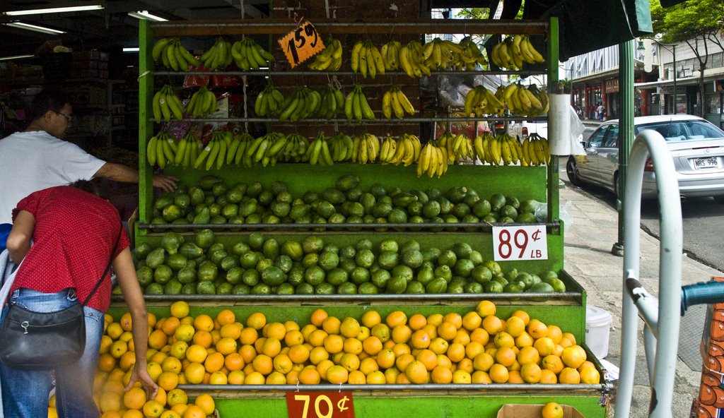 ChinaTown Fruit, Vegetable Stand by photosofaloha