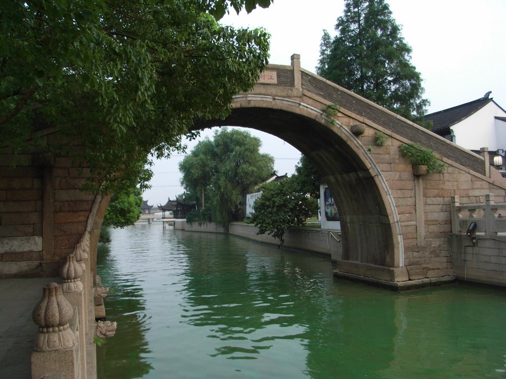 Suzhou Jiang-Cun bridge (Be side the Han-Shan temple) 1 蘇州江村橋 (臨寒山寺旁)1 by David Wu