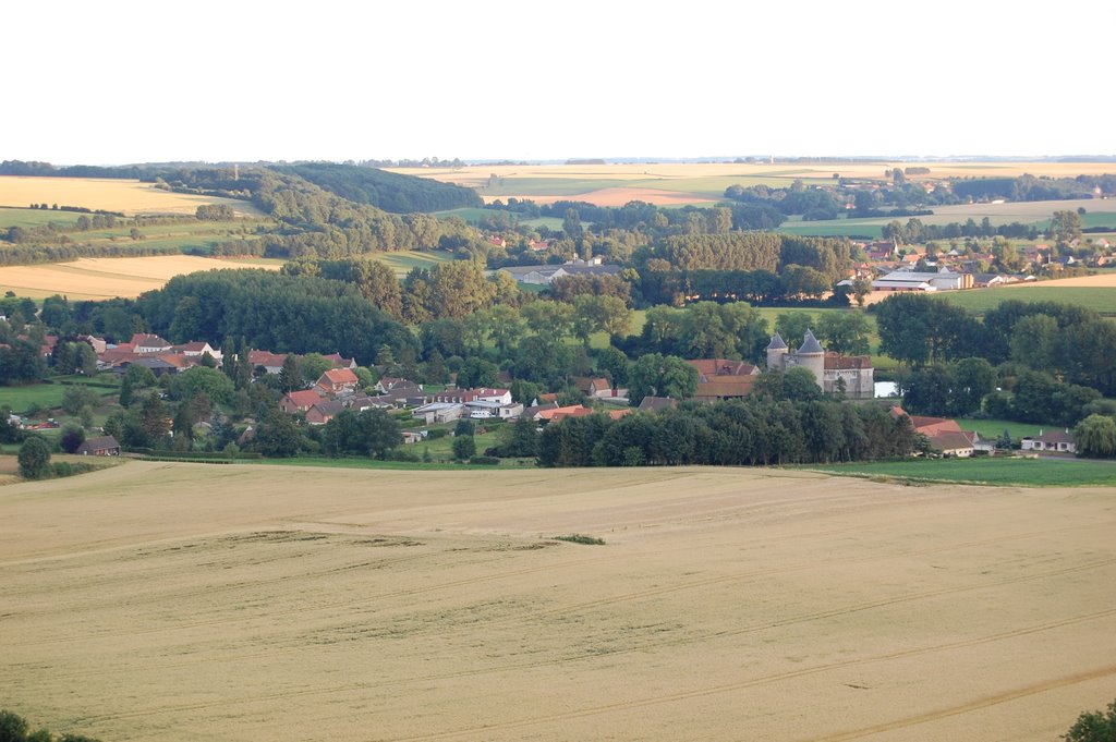 Vue du belvedaire de la base de loisir d'Olhain by rollaim