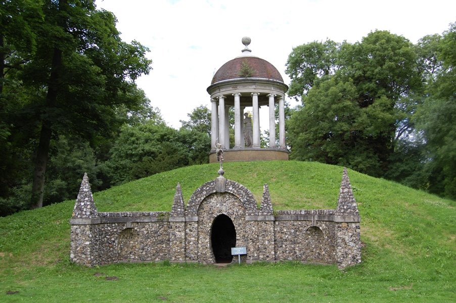 The 'Temple of Venus' at West Wycome Park July 2008 by Peter Bernard