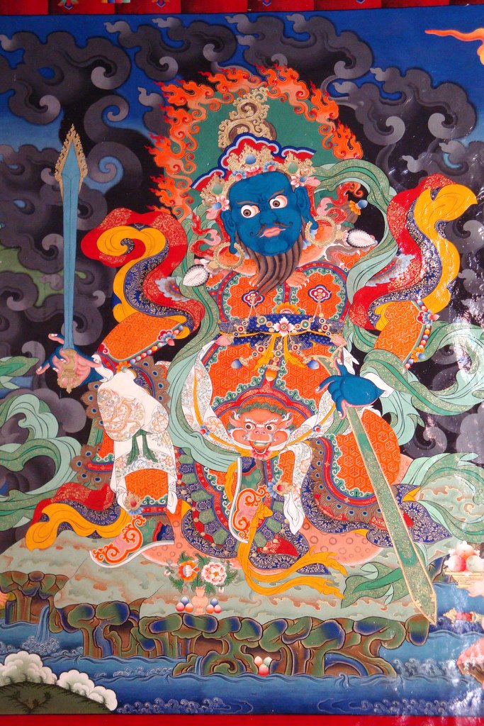 Mural in Lamayuru monastery by Bob Witlox