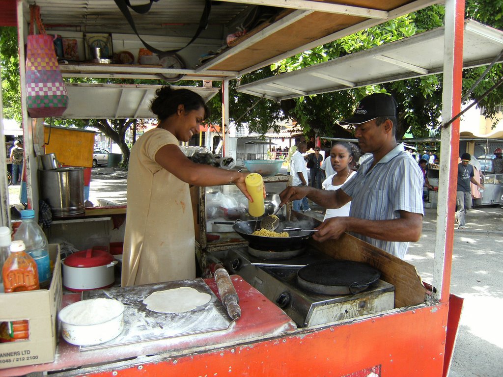 Mauritius, Grand Baye, Restaurant 01.02.2008 by Knut Reinhardt