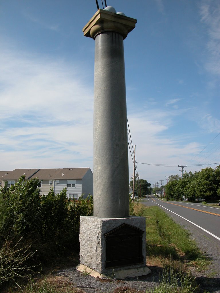 General J. Johnston Pettigrew Monument, at "Edgewood", U.S. Highway 11, Bunker Hill, West Virginia by Seven Stars