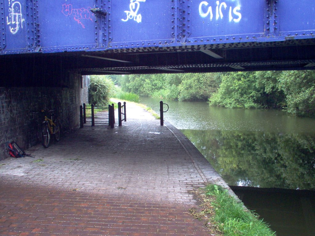 Rail Bridge Over Canal by willcolumbine