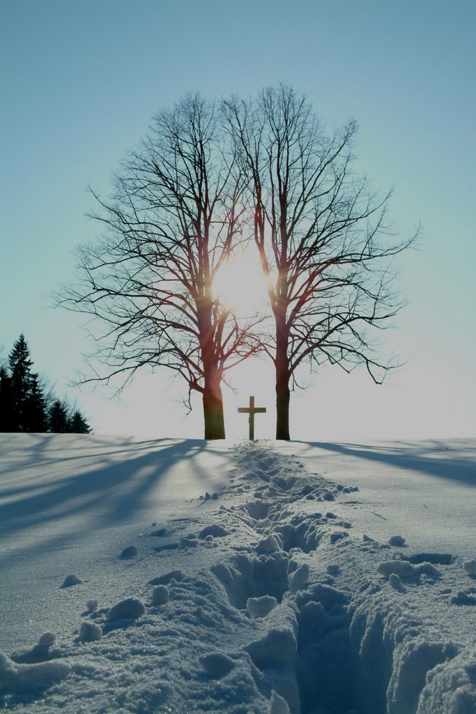 Wegkreuz Nunningerberg by F.Schweizer