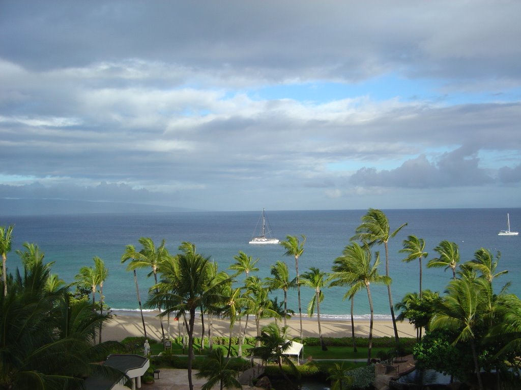 View from Westin Balcony - Ka'napali Beach, Maui (2004) by Clay Smithers