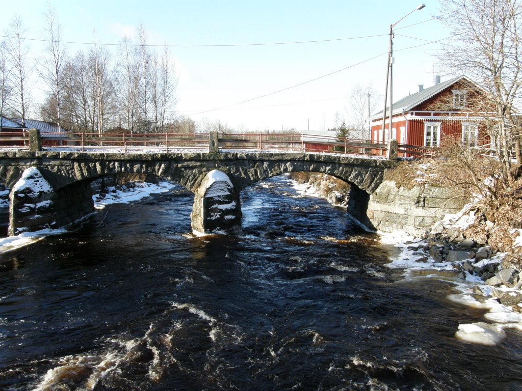 An old bridge in Pomarkku by harri612