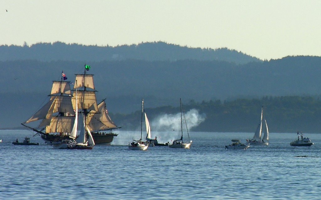 Mock Cannon Battle 08 (from Holland Point Trail) by jenhsld