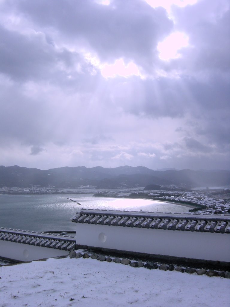 View from Tomioka ruins castle toward Reihoku-cho by JR Pahlano DAUD