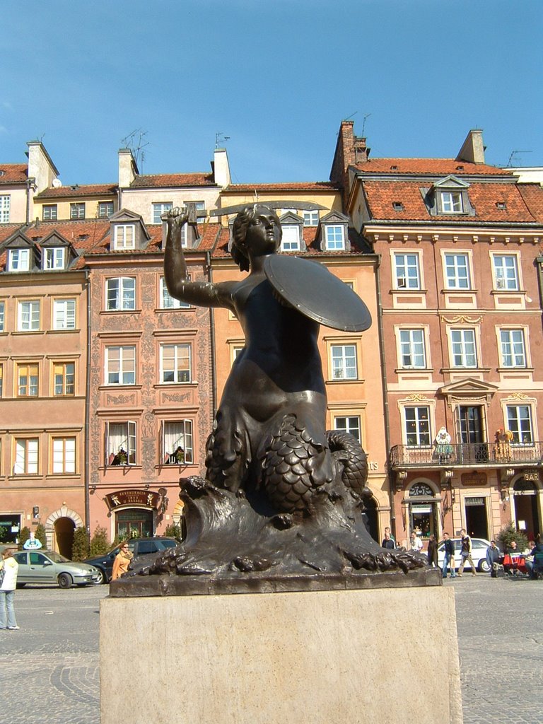 Warsaw Mermaid by Olivier Vuigner