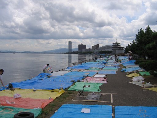 Shores of lake biwa by bouldernavigator