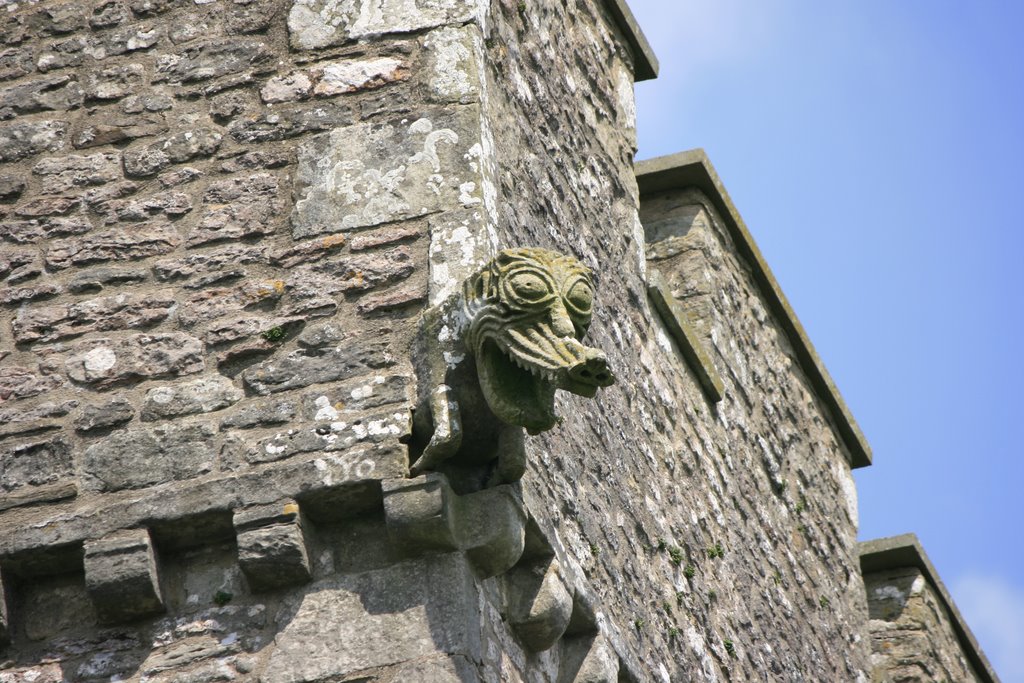 Coity Church gargoyle by fillup