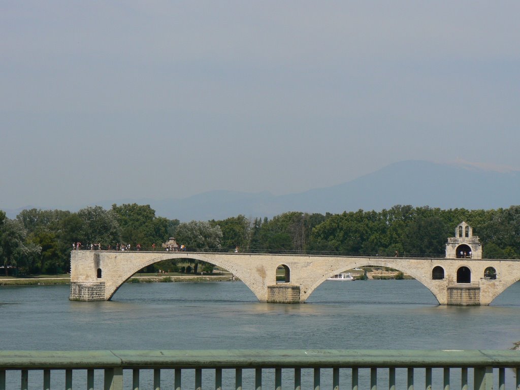 Avignon - Ponte Romano sul Rodano by Lorenza Ravanetti