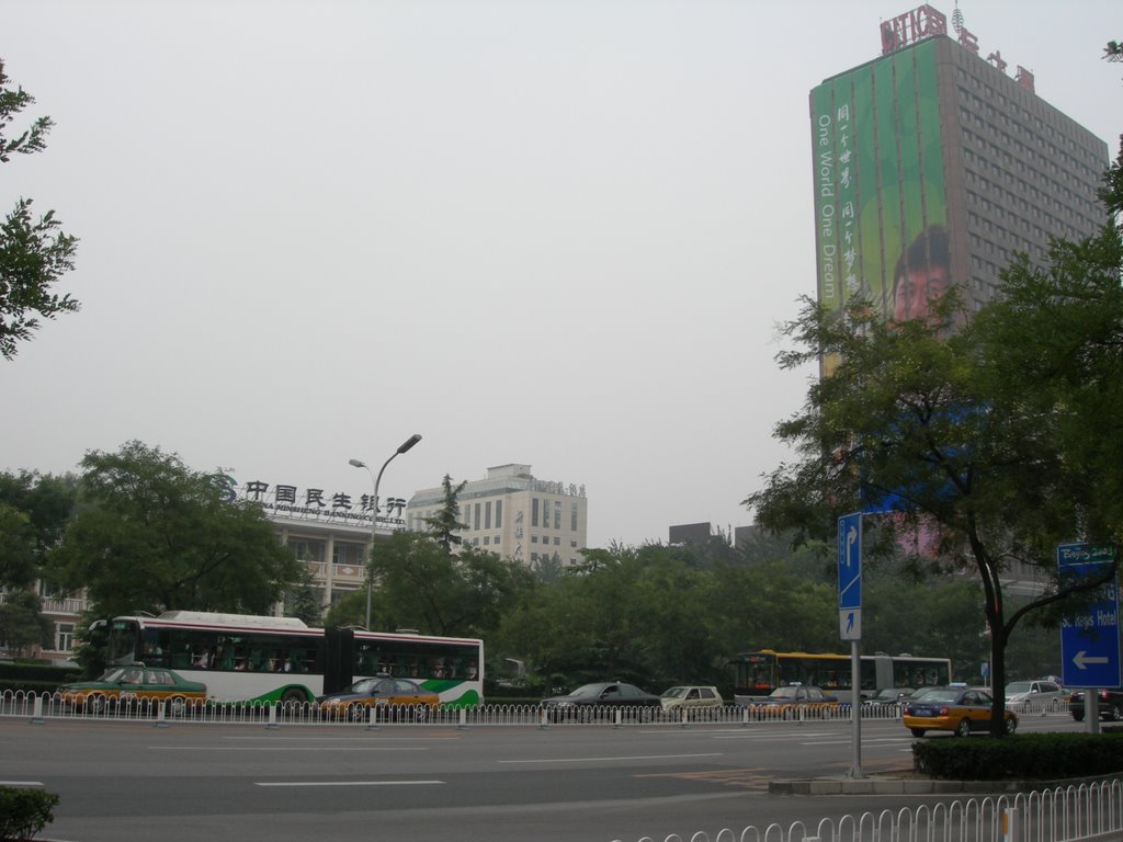 建国门桥附近 Near Jianguomen Overpass by Charles Qin