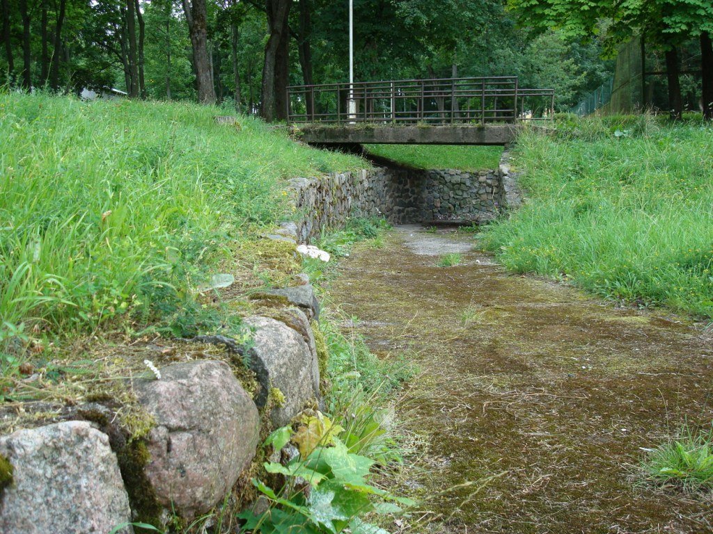 Old bridge in the park on August 7, 2008 by Aurimas Nausėda