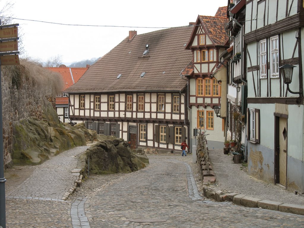 Quedlinburg, St. Servatius, Aufgang by Wensky