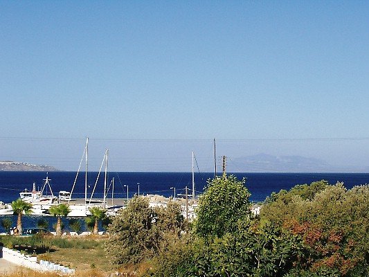 View of Turkey from Kamari Bay by laig2