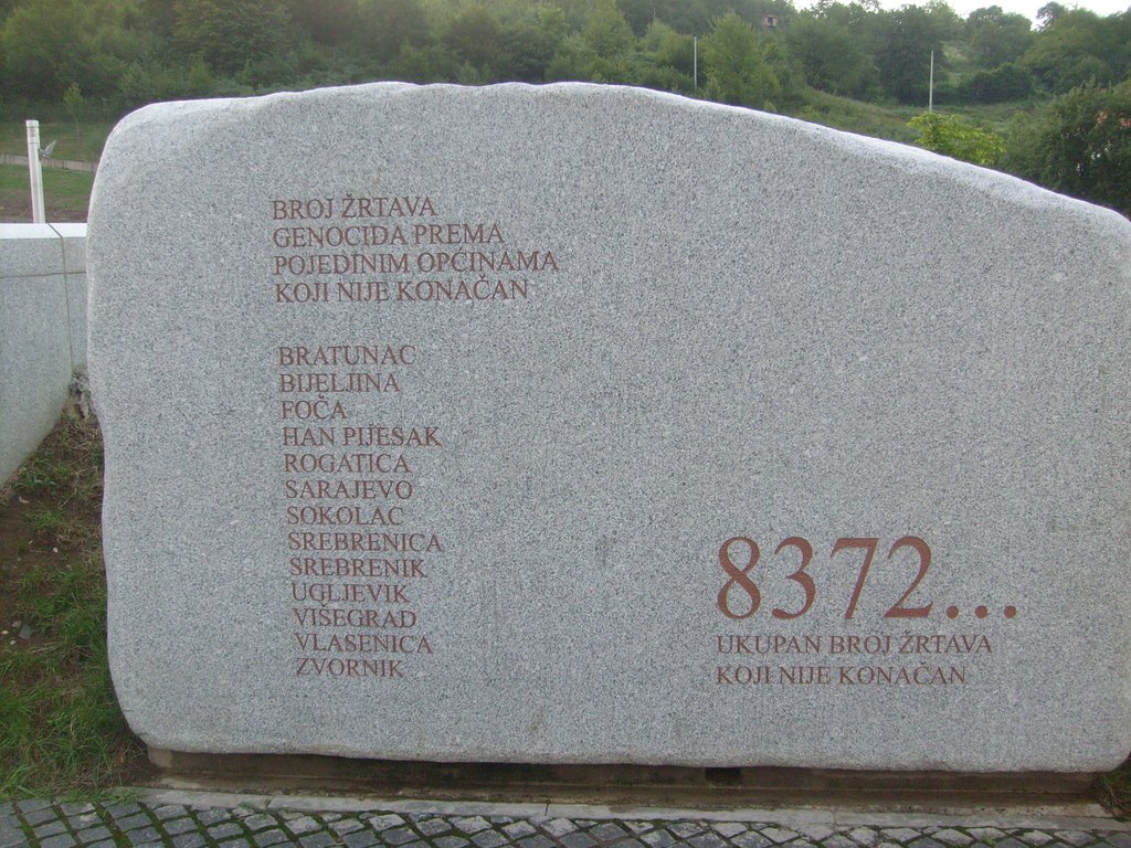 Srebrenica Memorial Center writings by Adnan Kapidzic