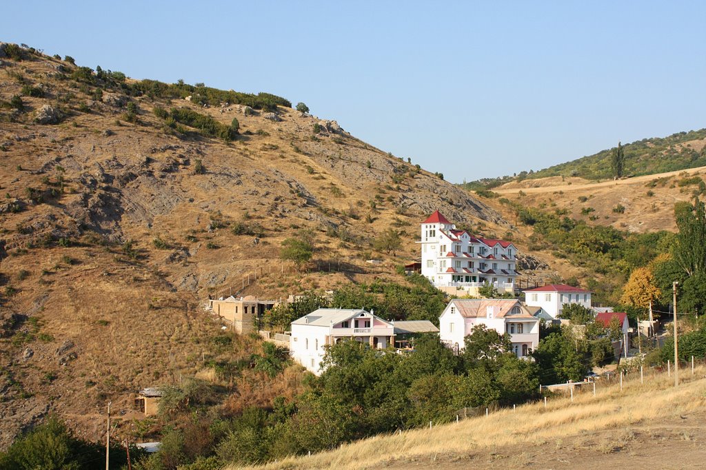 Hotel in mountains by Victor Smagin