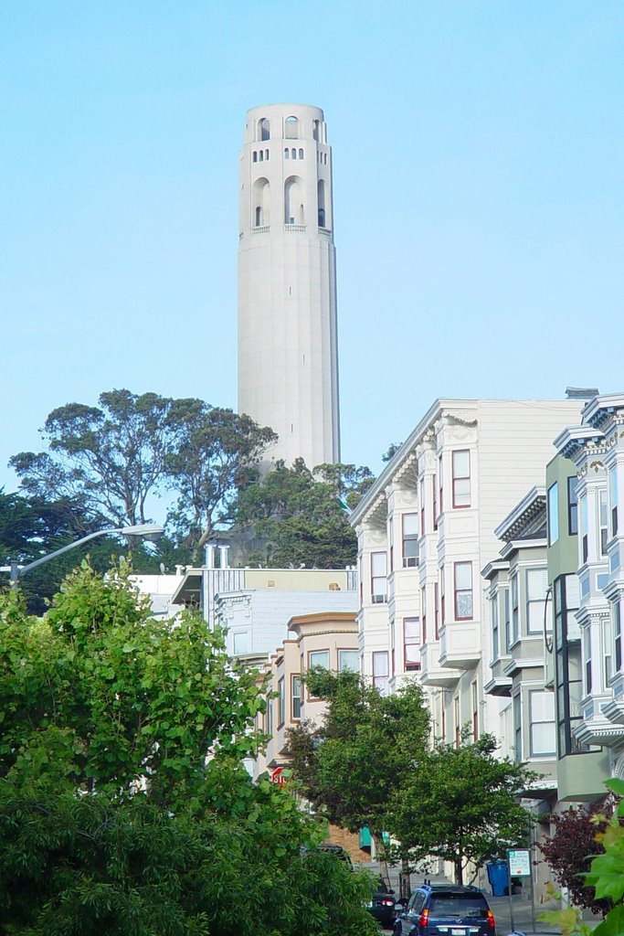 1933 Coit Tower, Telegraph Hill SF (6-2008) by Ken Badgley