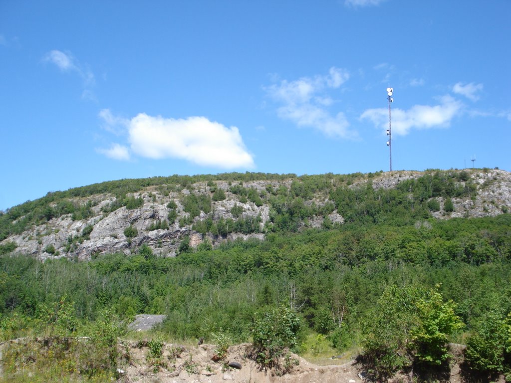 Communication Tower on Mountain by Billy Wilson