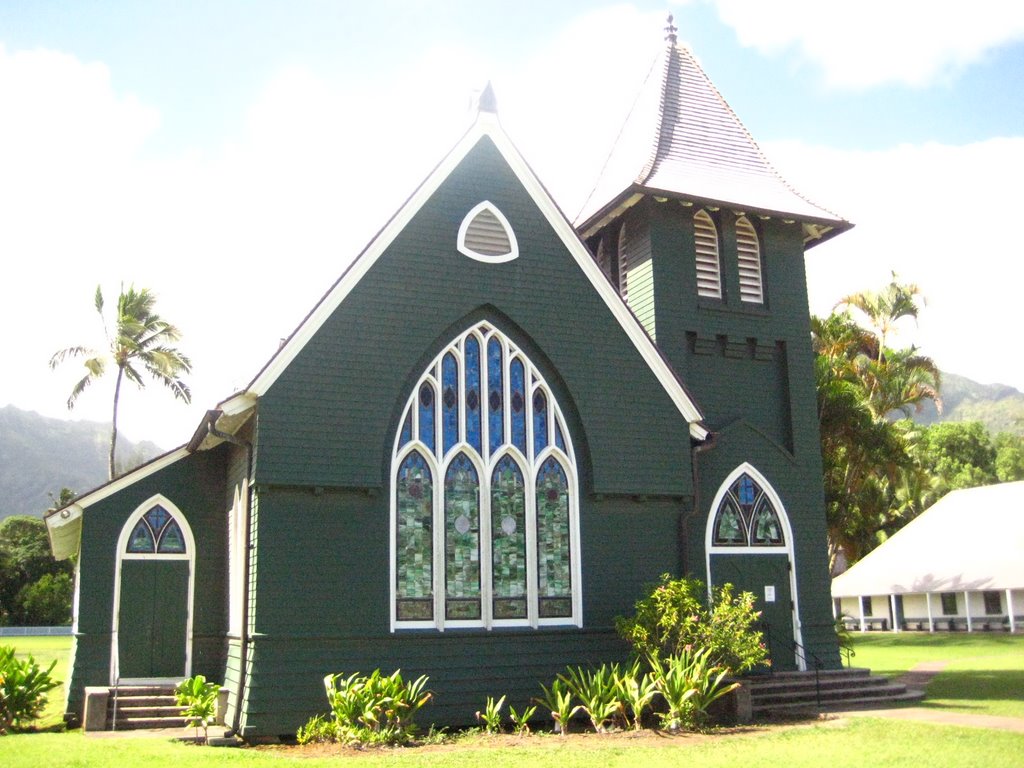 Church in Hanalei by TeriOConnor