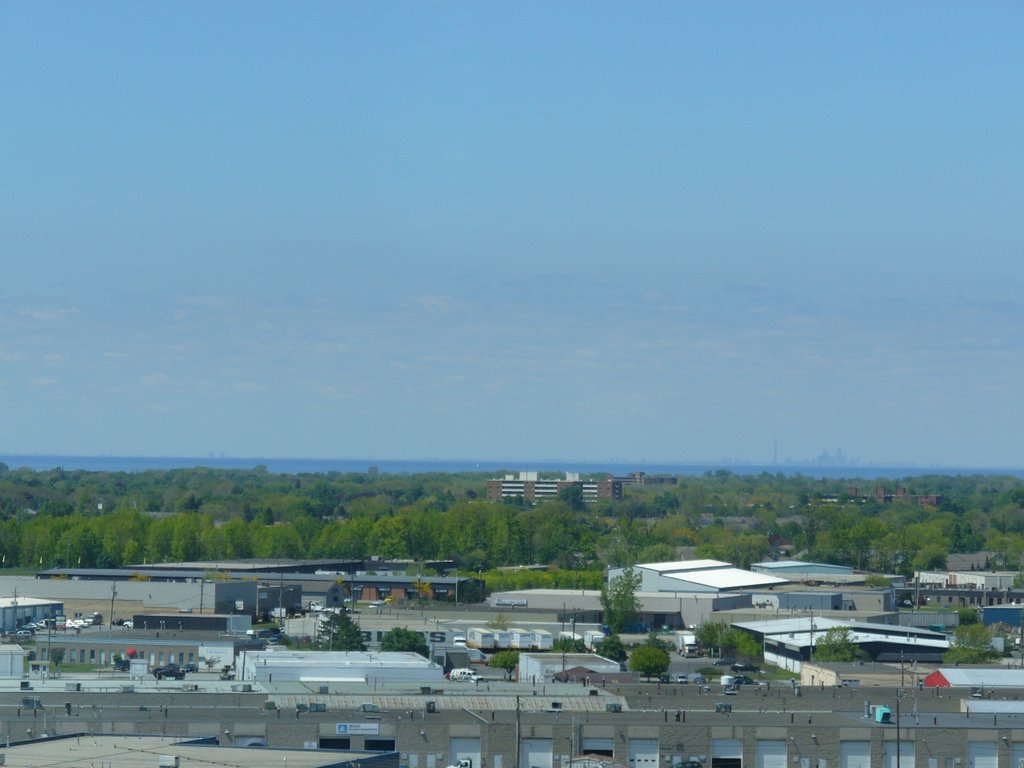 Toronto (Barely) From St. Catharines, Ontario (Across Lake Ontario) by njmeadowlanders