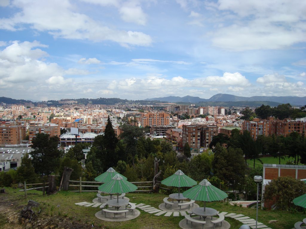 Panoramica desde el Edificio Mirador en el colegio Pureza de Maria by chrmunozp