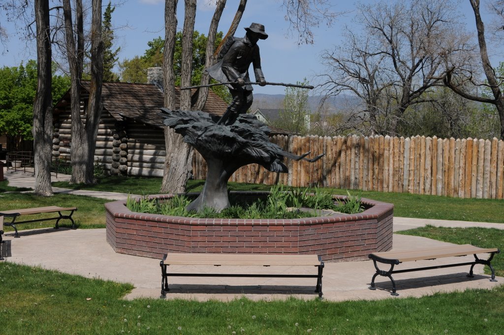 Snowshoe Thompson Monument, Genoa, NV by Olav Haslemo