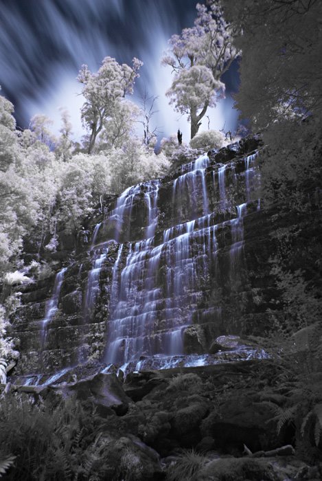 Russell Falls, Mt Field, Tasmania by Colin Butterworth