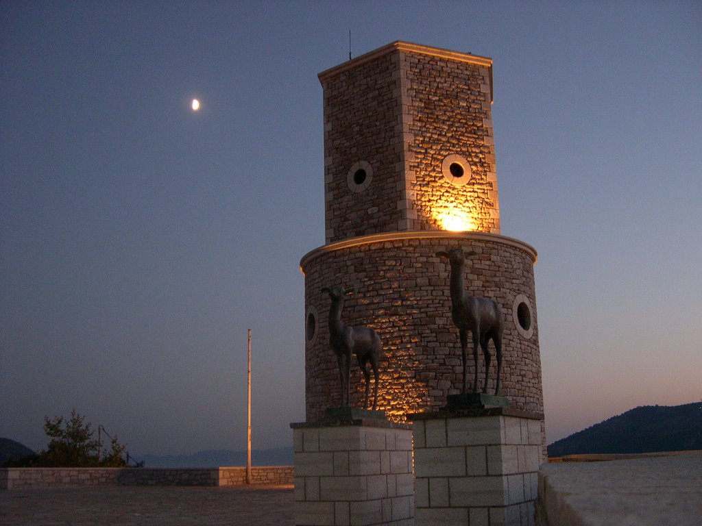 The Tower in the August nightfall by T. Gotsis