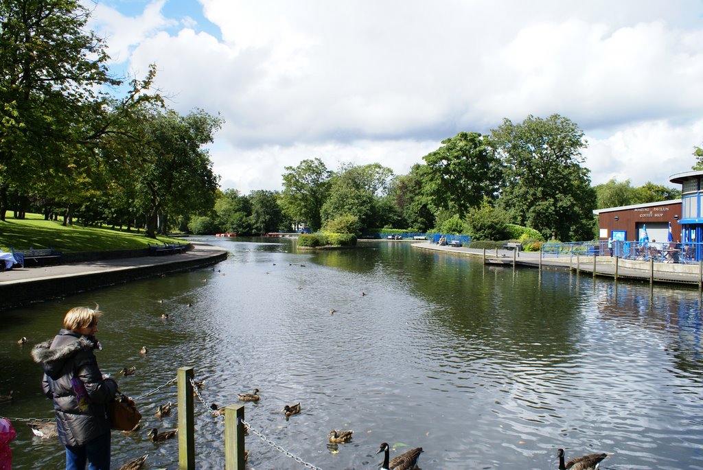 Lister Park pond. by Hadrian_Briggs