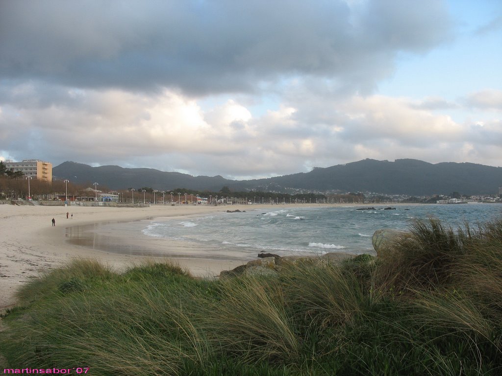 Playa de Samil by Manuel Martin Sabor