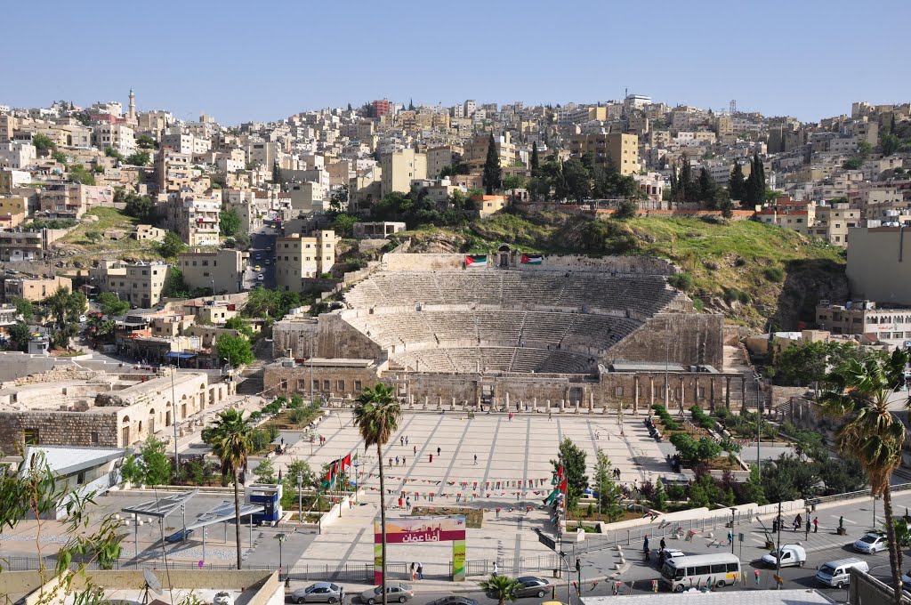 Teatro Romano, Ammán, Jordaia by Ser Viajero