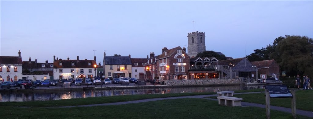 Wareham at Twilight Panorama by kittenpower