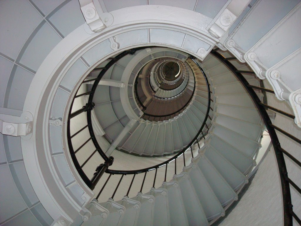 Stairwell inside lighthouse by antjh15