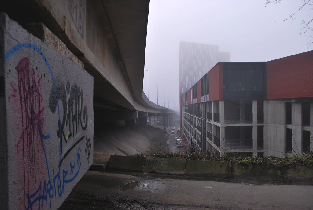 Leuven Trampad Gelamco Lüdenscheidviaduct by Johan Byloos