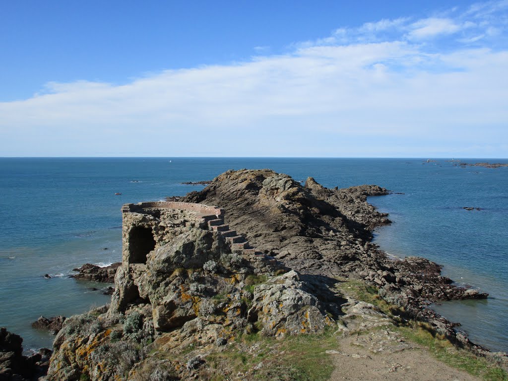 La pointe du Décollé, à SAINT-LUNAIRE (Ille-et-Vilaine). by GEORGES ENGUEHARD