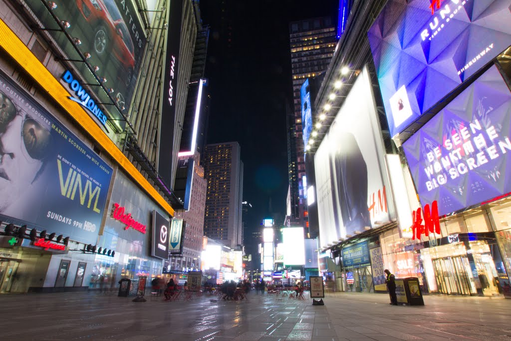 Times Square at Night by Brian Humphreys