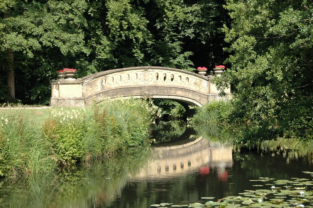 Bridge in Aldershvileslotspark by Henning S