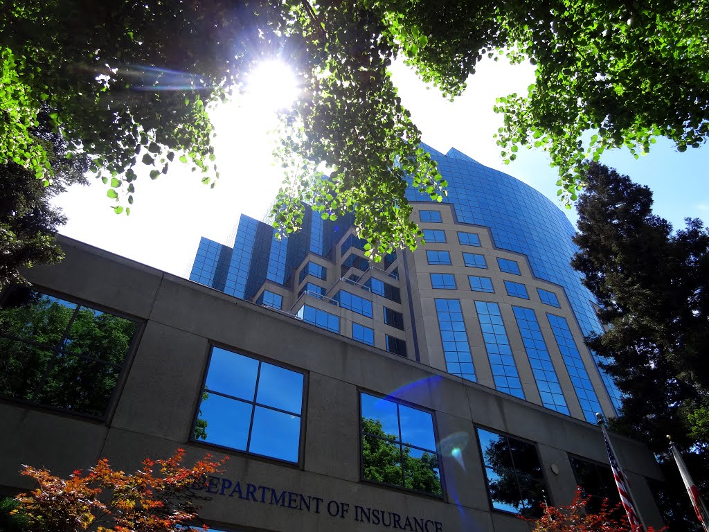 Buildings in downtown Sacramento, California, USA by John Eby