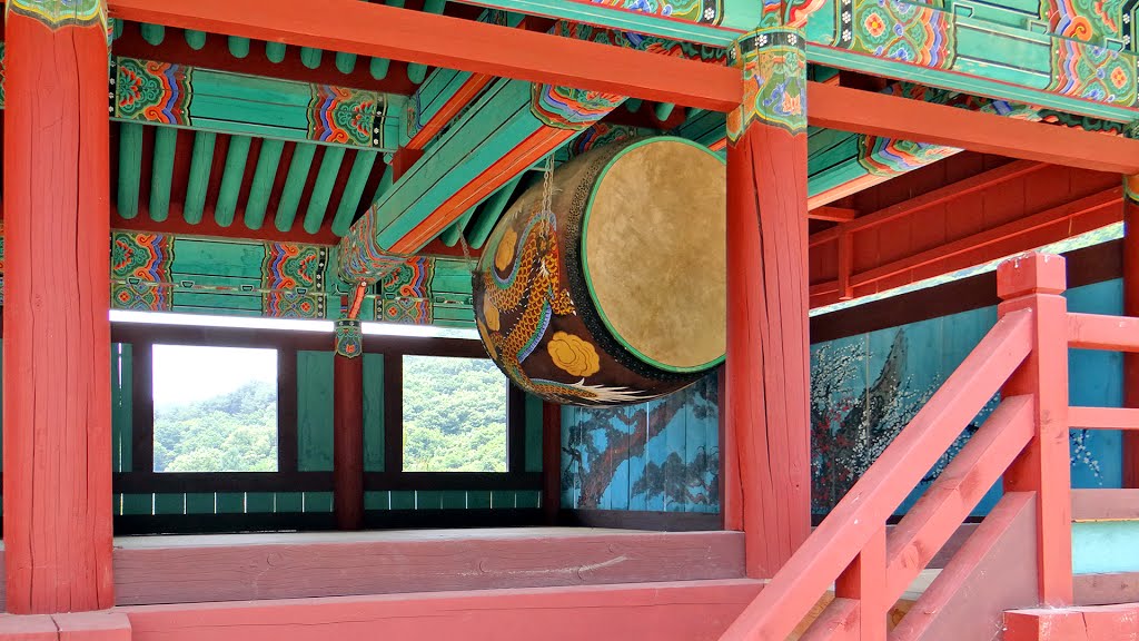 Yongmunsa Drumtower - Yongmunsa (temple) meaning “Dragon Gate Temple,” in Yecheon was established in 870CE by monk Duun. by steve46814