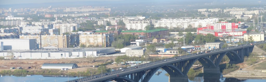 Заречная часть города вид с окского съезда (04.05.2016) by саша т......